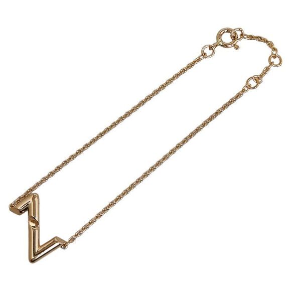 Louis Vuitton 18K Pink Gold LV Volt Upside Down Bracelet Q95977 - Picture 1 of 5